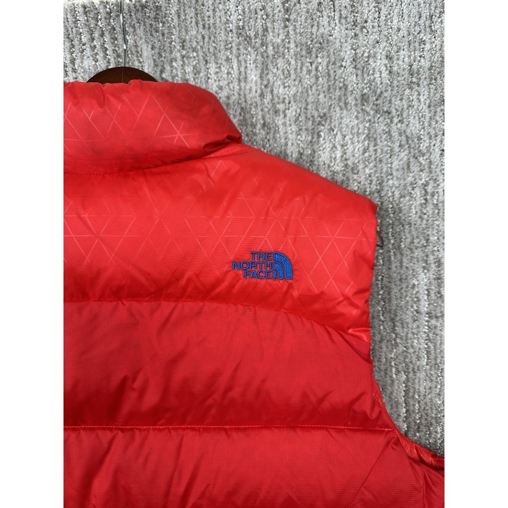 The North Face Village 700 RU14 Women's XL Down Puffer Vest Red White Blue - Picture 4 of 11